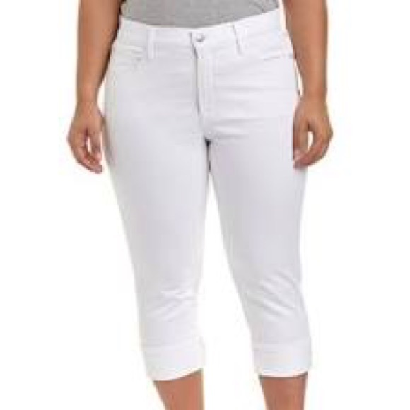 NYDJ Pants - NYDJ white denim crop pant